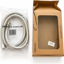 Makro Kalyon  Spiral Duş Hortumu 150 cm  Krom