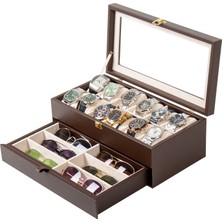 384 Premium Box Saat Kutusu 12’li ve 6’lı Gözlük Kutusu – Saat Organizeri – Premiumbox