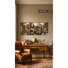 Sihirli Tahta Statik Tutunma Özellikli Tablo - Poster Manzara (Model- 107)