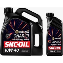 Snc Oil Snc-Oil Onarıcı 10W-40 200.00 Km+Bakım 4 Lt + 10W-40 200.00 Km+Bakım 1 Lt