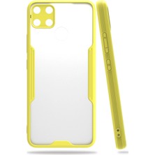 sbodurhome Realme C15 Kılıf Platin Silikon - Sarı