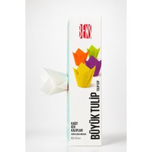 Bens Kademeli Tulip Beyaz Muffin Kapsülü 160/50 mm 200 Adet
