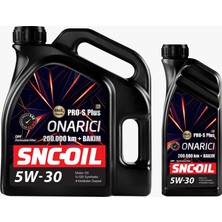 Snc Oil Snc-Oil 5W-30 200.000 Km + Bakım 4 Lt + 5W-30 200.000 Km + Bakım 1 Lt
