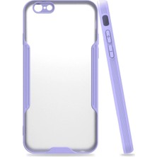 Mestore Apple Iphone 6 Kılıf Platin Silikon - Lila