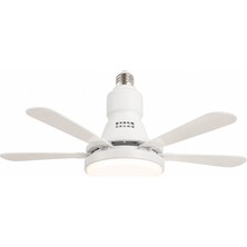 AyrStore Buğz Eco Lounge 1 Adet Trıon Trn 1300 Nefes 50W Ledli Tavan Vantilatörü Kumandalı 3 Renk E27 Duy