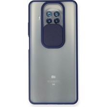 Mestore Xiaomi Mi 10T Lite Kılıf Palm Buzlu Kamera Sürgülü Silikon - Lacivert