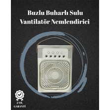 USB Bağlantılı 3'ü 1 Arada Nemlendirici Mini Klima Fan | 7 Renk Işıklı