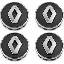 HDF Renault Megane 2-3 / Renault Clio 2-3 / Jant Göbeği Göbek Kapağı 4 Adet Jant Orta Kapak