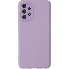 Mestore Samsung Galaxy A33 5g Kılıf Lansman Glass Kapak - Lila