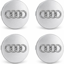 HDF Audi / A1 / A2 / A3 / Jant Göbeği Göbek Kapağı 4 Adet Jant Orta Kapak