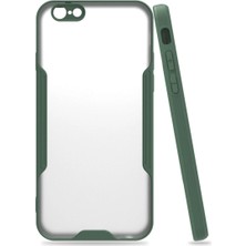 Mestore Apple Iphone 6 Kılıf Platin Silikon - Yeşil
