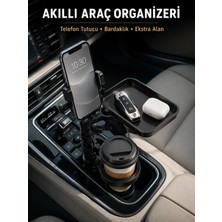 Akıllı Bayi Araç Konsolu Için Telefon Tutuculu Bardaklık Düzenleyici