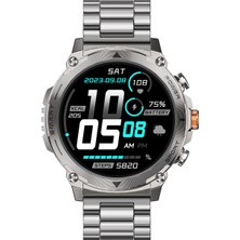 Bix SW05 Metal Çerçeveli 1.43” Amoled Ekran Bluetooth Görüşmeli IP68 Suya Dayanıklı Akıllı Saat iPhone & Android Uyumlu