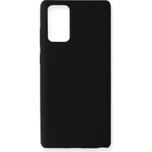 Mestore Samsung Galaxy Note 20 Kılıf Nano Içi Kadife Silikon - Siyah