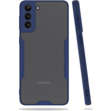 Mestore Samsung Galaxy S21 Plus Kılıf Platin Silikon - Lacivert