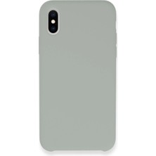 Mestore Apple Iphone Xs Max Kılıf Lansman Legant Silikon - Açık Gri