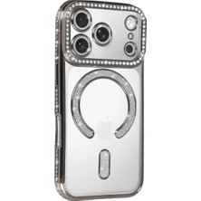 Mestore Apple Iphone 17 Pro Max Joke Simli Magneticsafe Kılıf - Gümüş