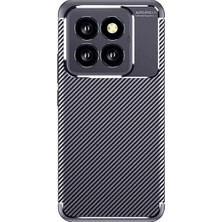 Mestore Xiaomi Mi 14T Pro Kılıf Auto Focus Karbon Kapak - Lacivert