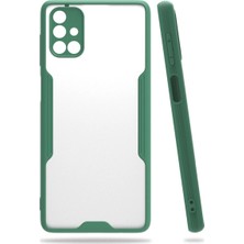 Mestore Samsung Galaxy M51 Kılıf Platin Silikon - Yeşil