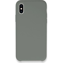 Mestore Apple Iphone Xs Max Kılıf Lansman Legant Silikon - Gri