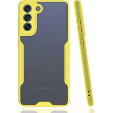 Mestore Samsung Galaxy S21 Fe Kılıf Platin Silikon - Sarı