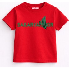 Rabona Fashion Sakaryaspor Yeşil Siyah Tutku 54 Çocuk Tişörtü