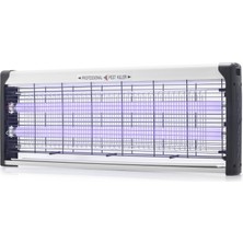 İlkyaz Fashion Elektrikli Sinek Öldürücü Cihaz 40W 65 cm Floresan Abs Siyah Beyaz HDX9302