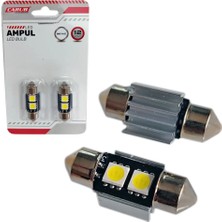 Carub 12V Sofit Ampul 31 mm 3W 2 Smd LED Metal Beyaz BR0402211