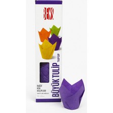 Bens Kademeli Tulip Mor Muffin Kapsülü 200 Adet
