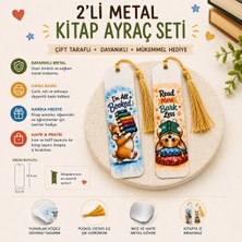 Tişört Kodu 2'li Metal Kitap Ayracı Seti