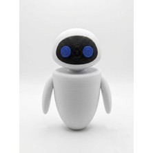 Demirhan3D 🤖🌱 Wall•e  Eve Figürü | 12 cm | Pla Doğa Dostu Malzeme | Sevimli Koleksiyonluk Dekor | Romantik Hediye