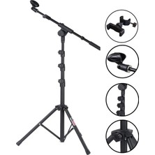 Lastvoice MS07M Yüksek Kaliteli Tripod Mikrofon Standı Telefon Tutucu Dahil