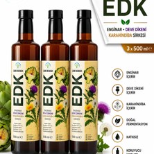 Çare Burada Çareburada Edk Sirke 500 ml 3 Adet  | Enginar, Devedikeni, Karahindiba