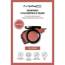 M.A.C Skinfinish Colourstruck Blush 12 Saate Kadar Kalıcı, Yüksek Pigmentli Pudra Allık - No Filter