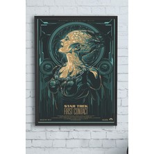 (PSTER13377) Star Trek Art Sanatsal Çerçeveli Tablo (30 x 40CM)