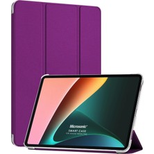 Xiaomi Redmi Pad Se Için Kılıf Slim Translucent Back Smart Cover Mor [redmi Pad Se ile Uyumlu Kı