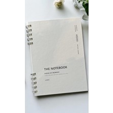 Spiralli 80 Yaprak Noktalı A5 Defter, Not Defteri, Okul Defteri, 4 Farklı Renk Seçeneği (01 Ligh