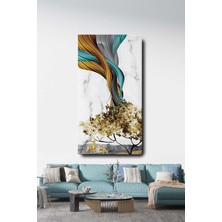 ve Ağaç Tablosu 96 x 40-3 Parçalı
