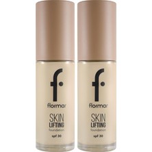 Lifting Sıkılaştırıcı Bakım Yapan Kremsi Dokulu Spf 30 Fondöten 020 Pure Beıge 2 Paketi