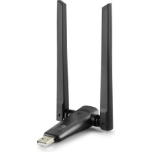 Zenviaa USB Wıfı Adaptor AC650 2.4ghz&amp;5ghz RTL8811CU Wifi5 Siyah UAC23D Zenviaaggg