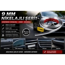 Smart Garage Seat Ibiza 9 mm Nikelaj Şerit 5 Metre Yapışkanlı