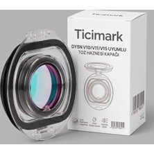 Ticimark Dyson V10 V11 V15 SV12 SV14 SV15 SV22 ile Uyumlu Şeffaf Toz Hazne Kapağı