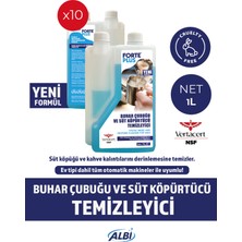 Forte Plus -Buhar Çubuğu Temizleyici ve Süt Köpürtücü Temizleyici-10'lu Paket
