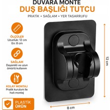 Banyo El Duş Başlığı Tutucu Kendinden Yapışkanlı Ayarlı
