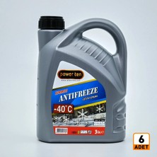Powerten Kırmızı Antifriz -40°c 3 Litre 6 Adet