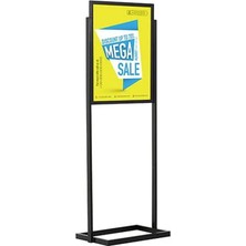 Arte Display Eko Poster Pano Tek Katlı B2 50X70CM Siyah