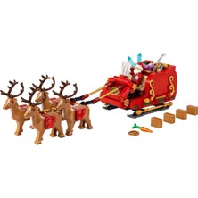 Colezium 40499 LEGO Noel Babanın Kızağı 343 Parça +9 Yaş