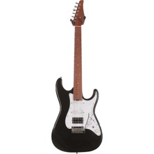 Soloking Ms-1 Classic Electric Guitar In Metallic Black  W/gigbag