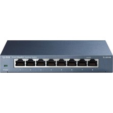 10 100 1000 Gigabit Poe Switch Smartmanaged Masaüstü Duvar Tipi ve Fansız 8 Poe Bağlantı Noktas