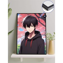 (PSTER667) Anime Erkeği Manga Anime Çerçeveli Tablo - Çerçeveli Poster 50 x 70